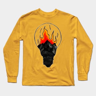 Fire Bulb Long Sleeve T-Shirt